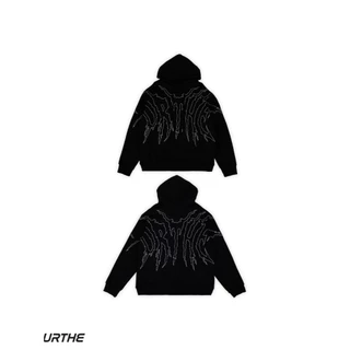 URTHE - เสื้อฮู้ดดี้ Oversize รุ่น SHARK PUNK
