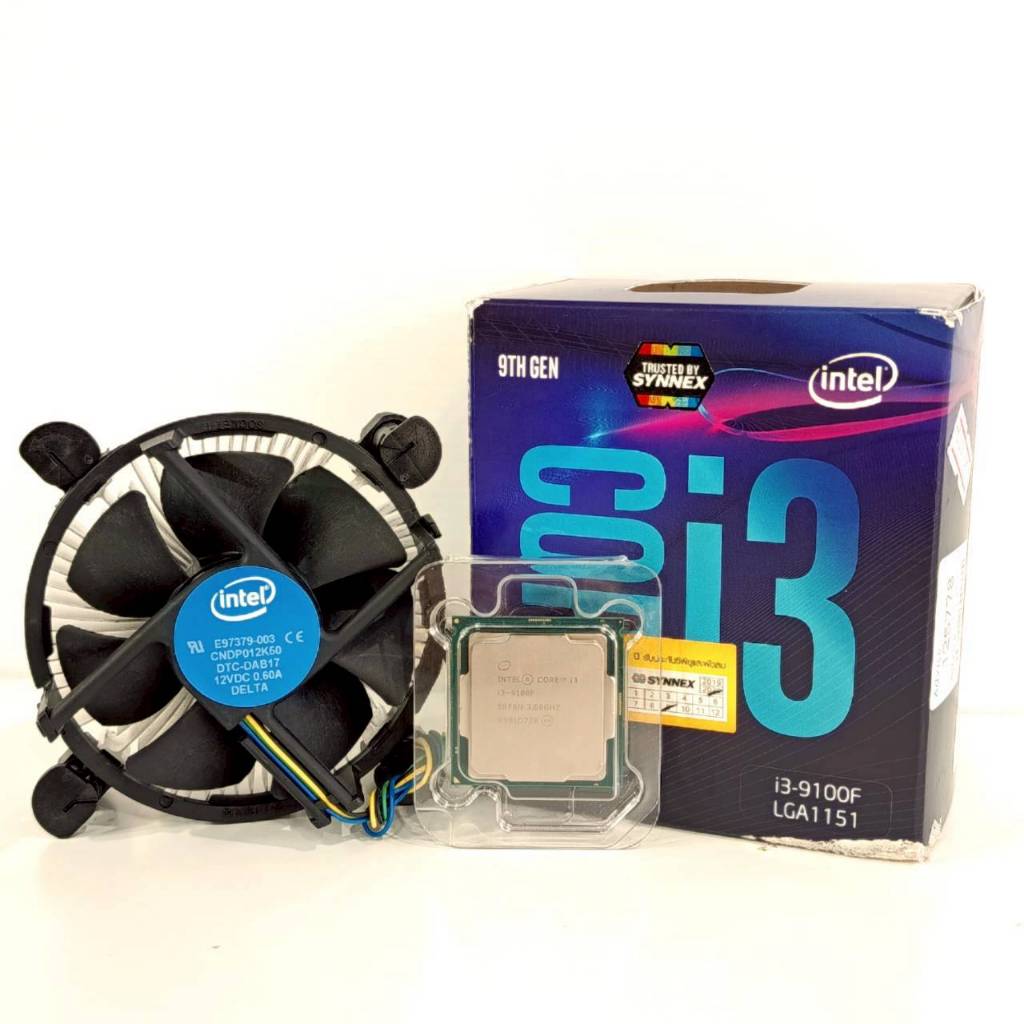 CPU  Core i3-9100F  ประกัน 2 เดือน