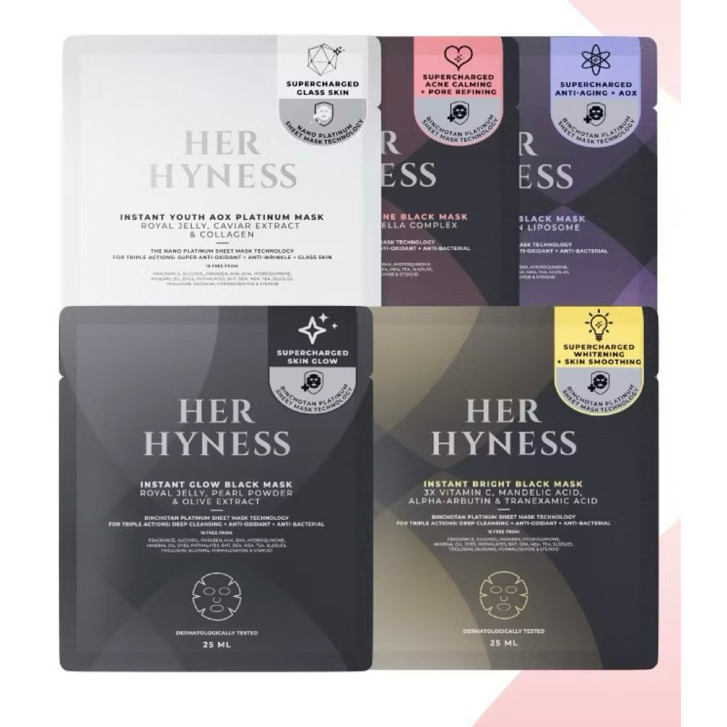 NEW‼️MASK SHEET HER HYNESS 🖤