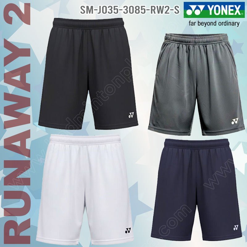【 ของแท้ 💯% 】กางเกงกีฬาแบดมินตันโยเน็กซ์ 3085 RUNAWAY Series 2 (SM-J035-3085-RW2-S)