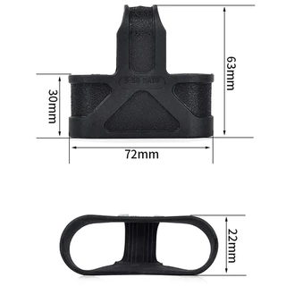 ปลอกยางรัดแม็กกาซีน Fast MAG 5.56 NATO สำหรับ M4/M16