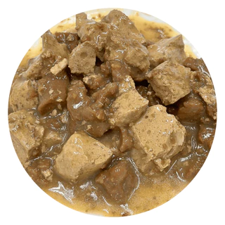 Pet8 อาหารเปียกสุนัข ชนิดชิ้นเนื้อในน้ำเกรวี่ 1 กระป๋อง 400g มี 4 รสชาติ สูตรควบคุมความเค็ม