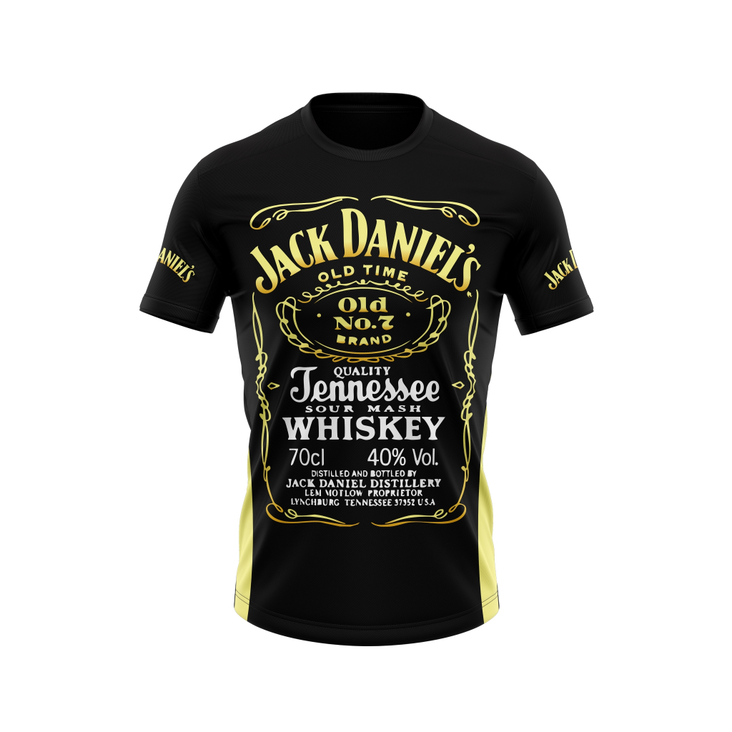 เสื้อแฟชั่น เสื้อพิมพ์ลาย ลายสุราไทย สุราแจ็ค เดเนียล ใส่สบาย