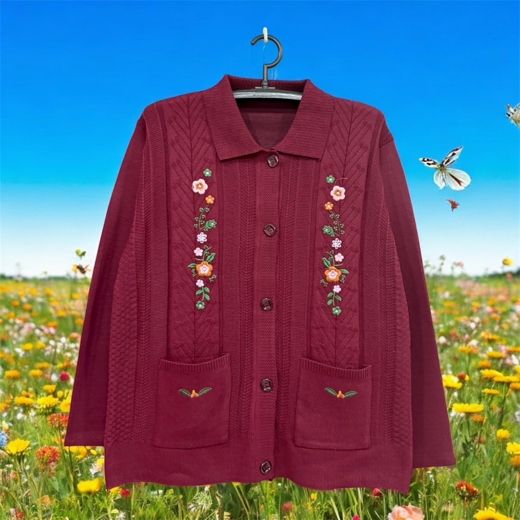 เสื้อไหมพรมคนแก่ ซื้อฝากคุณแม่คุณยาย ถูกใจเเน่นอน