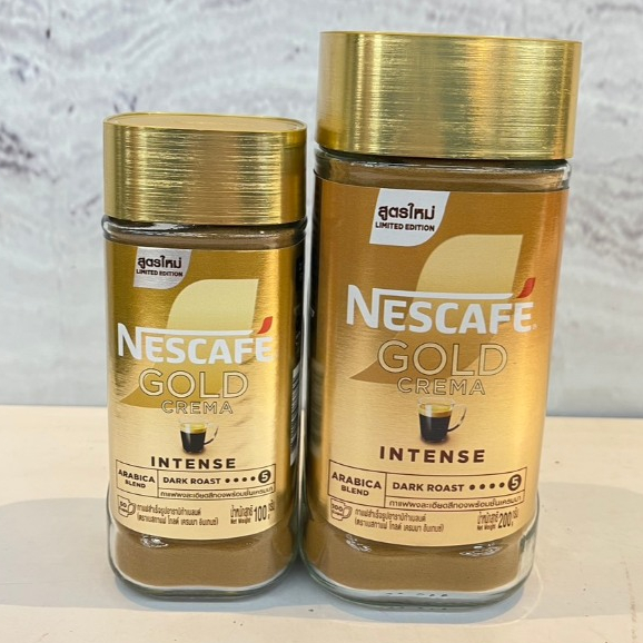 180g Nescafe Gold Crema Intense เนสกาแฟ โกลด์ เครมมา อินเทนซ์ 180 กรัม แบบถุง