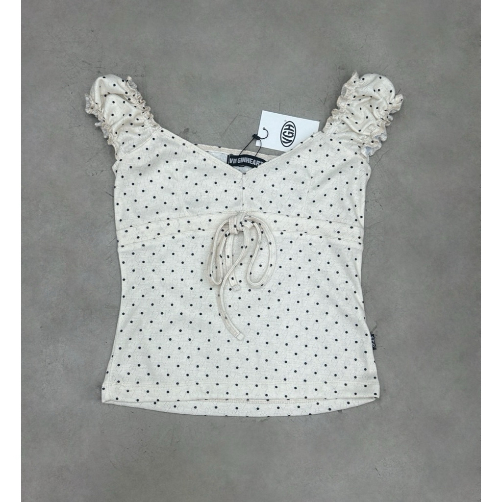 VGH HAY POLKA DOT TANK TOP มือสอง