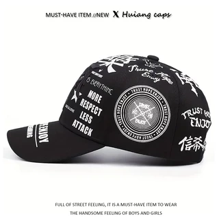 หมวกเบสบอลคุณภาพสูงสำหรับผู้ชายหมวกขอบโค้ง Hip Hop หมวกวินเทจสำหรับผู้หญิง