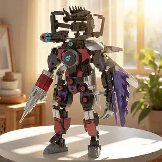 เร โก้ ตัวต่อ ทีวีแมน camera man speaker man lago tv man 6 ปีขึ้นไป skibidi toilet Building Blocks