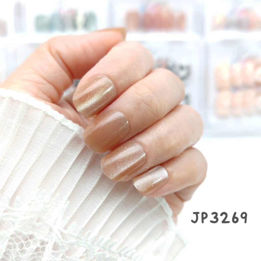 🔥ส่งไว ส่งด่วน🔥เล็บปลอมแบบสั้นพร้อมติด สีสุภาพ ใส่ไปเรียน ทำงาน สวยๆ ใช้ซ้ำได้ 💢วัดไซส์ก่อนสั่งนะคะ - รูปที่ 5