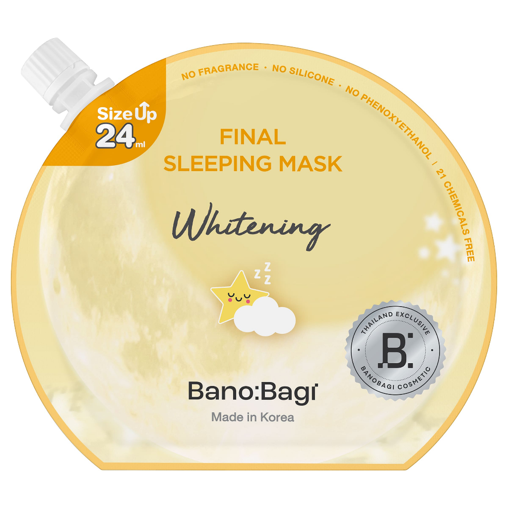 BANOBAGI - Final Sleeping Mask Whitening (23.5 g.) สลีปปิ้งมาส์ก รูปที่ 5