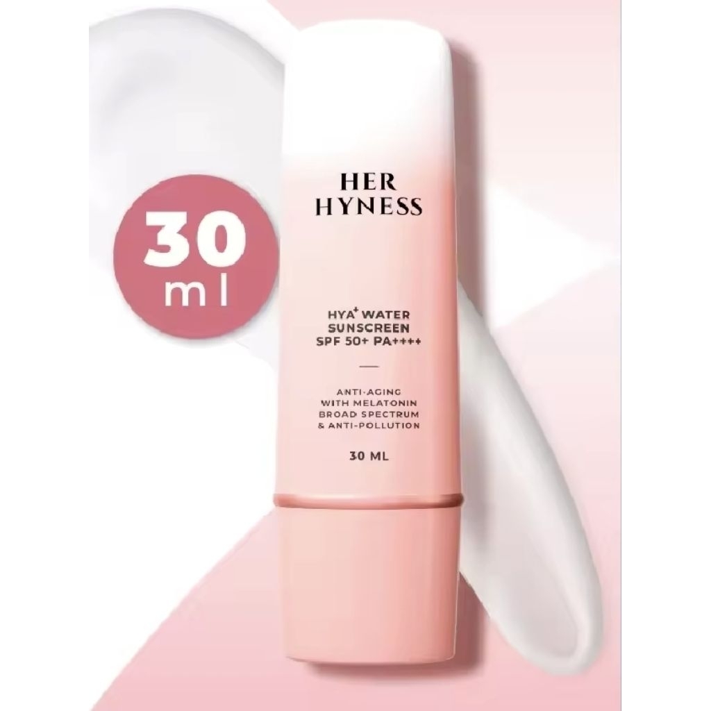 HER HYNESS HYA+ WATER SUNSCREEN 30ML กันแดด บำรุงผิวหน้า