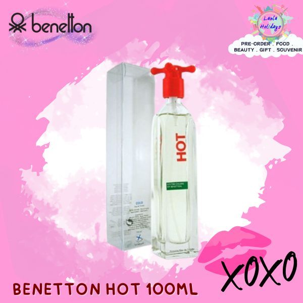 + ของแท้ + น้ำหอม Benetton Hot Women 100 ml New Package กล่องซีล