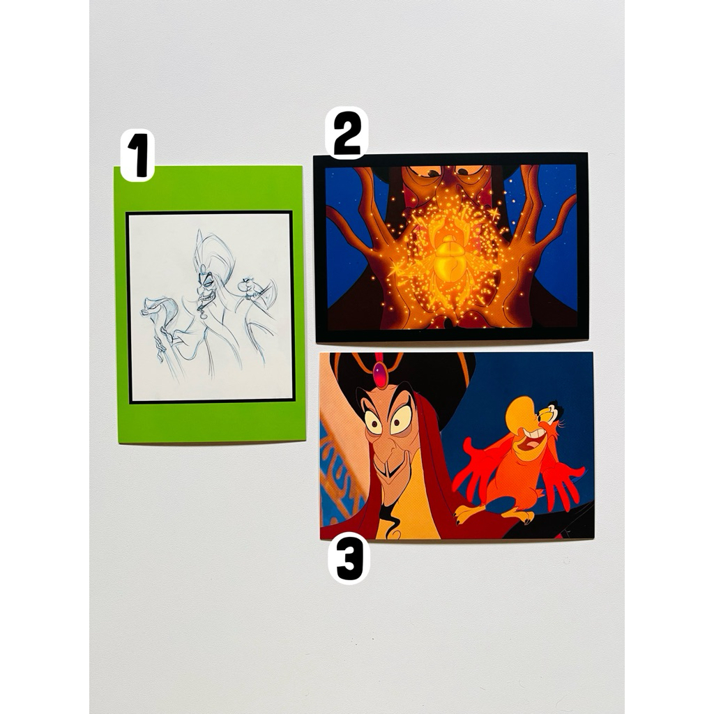 Disney Villains Postcard: Aladdin (โปสการ์ดดิสนีย์)