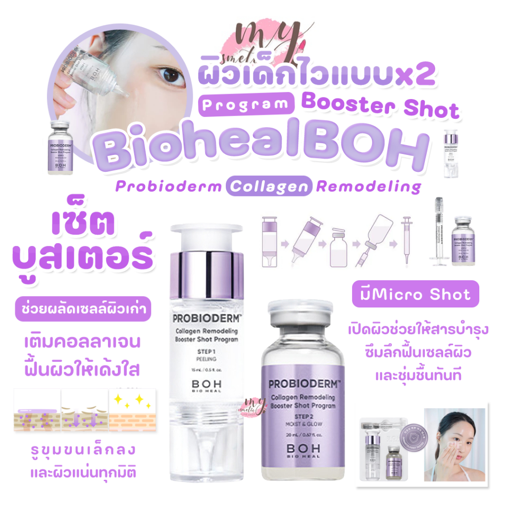 (🌼แท้ / พร้อมส่ง🌼) Bioheal BOH Probioderm Collagen Remodeling Booster Shot Program 35ml