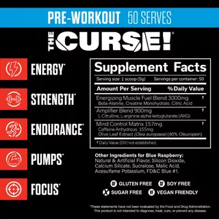 JNX The Curse 50 servings, Pre workout, JNX, The curse