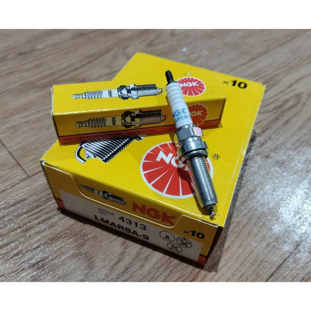 หัวเทียน NGK LMAR8A-9 สําหรับ Vario 160 ใหม่, PCX160, X-MAX, FORZA300, FORZA350, MT07  ADV 160 ใหม่, XMAX 250 CBR 250 RR