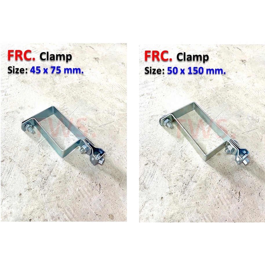 FRC แคล้ม (ชุบขาว) ใช้ยึด-ครอบเหล็กแปรหลังคา - รูปที่ 2