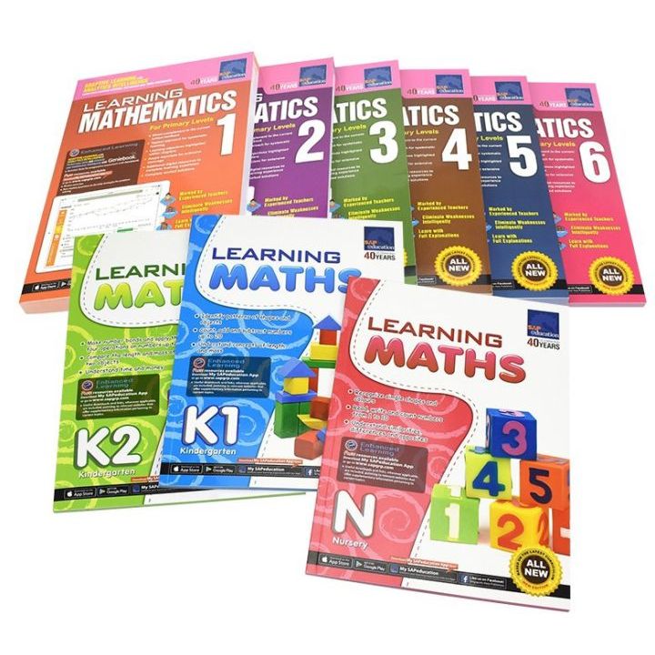 Learning Mathematics Book Grade1-6 Children  Singapore Primary School Mathematics Textbook Books