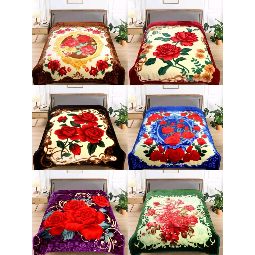 ผ้าห่ม ขนมิ้งเกรดพรีเมี่ยม ขนาด 6 ฟุต (3kg)