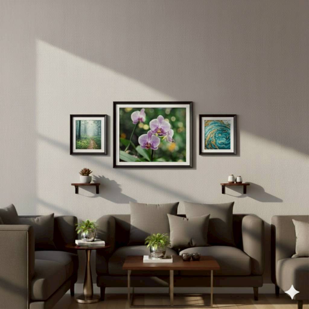 กรอบรูป 30x30cm. 30x40cm.และ 50x50 cm. .กรอบรูปจิ๊กซอว์ แบบแขวนติดผนัง แนววินเทจ