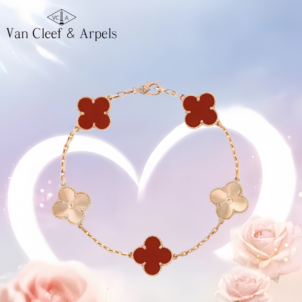 Van Cleef & Arpels Vintage Alhambra Bracelets 💝ของแท้ 100% New🌸 สร้อยข้อมือ