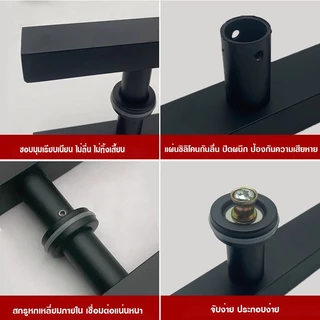 มือจับประตูสแตนเลสยาว 50-120 ซม มือจับประตู กระจก ไม้ เหล็ก อลูมีเนียม สแตนเลส304มือจับประตูบ้าน มือจับประตูกระจก(1คู่)