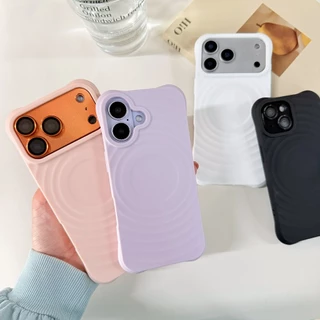 Ripple เคสกันกระแทก ชาร์จได้ ดีไซส์สวยหรู for iPhone 11 13promax 14promax 15promax 16promax 17promax 17air 16plus