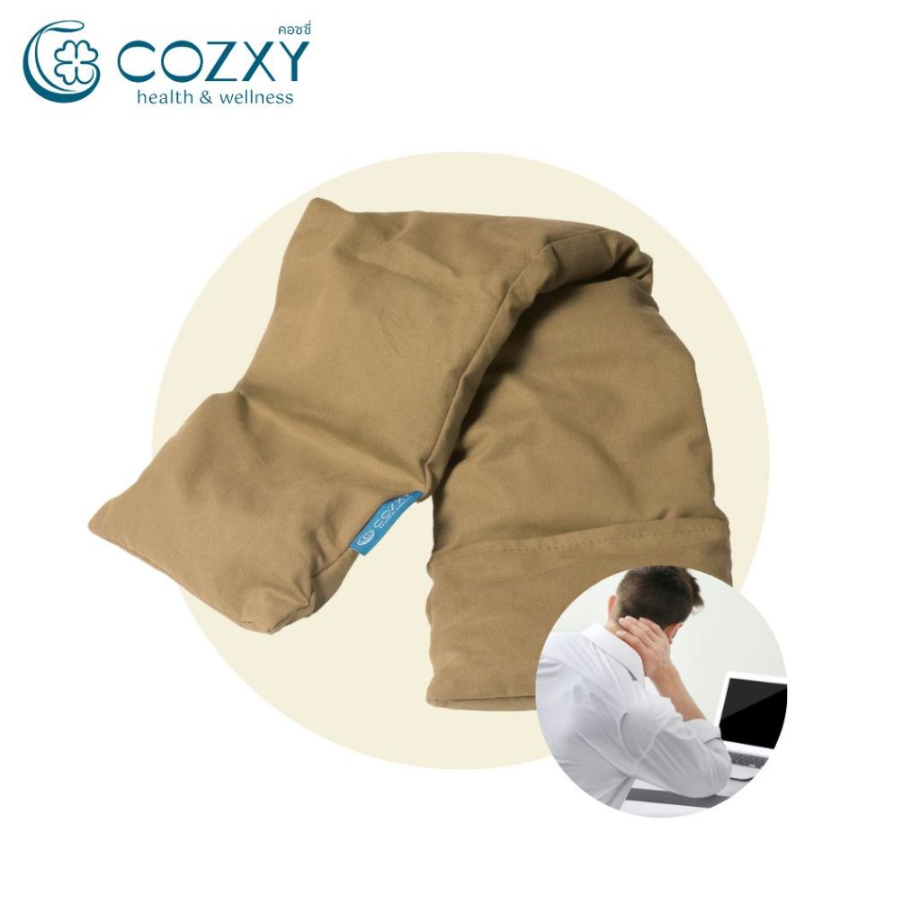 หมอนประคบคออุ่นร้อน Lavender Clay Neck Wrap ช่วยผ่อนคลาย คลายกังวล ลดอาการปวดเมื่อย