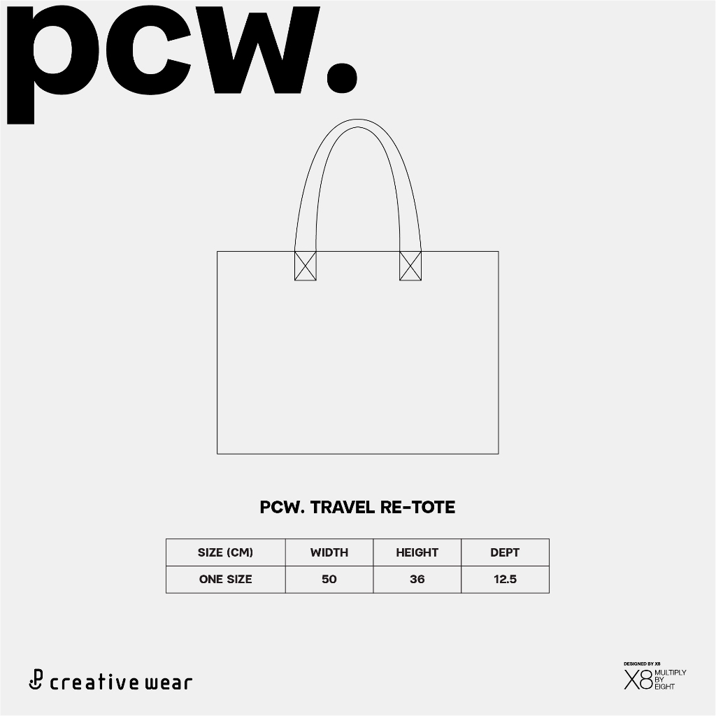 PCW | PASTEL CREATIVE WEAR | TRAVEL RE-TOTE | รูปที่ 6