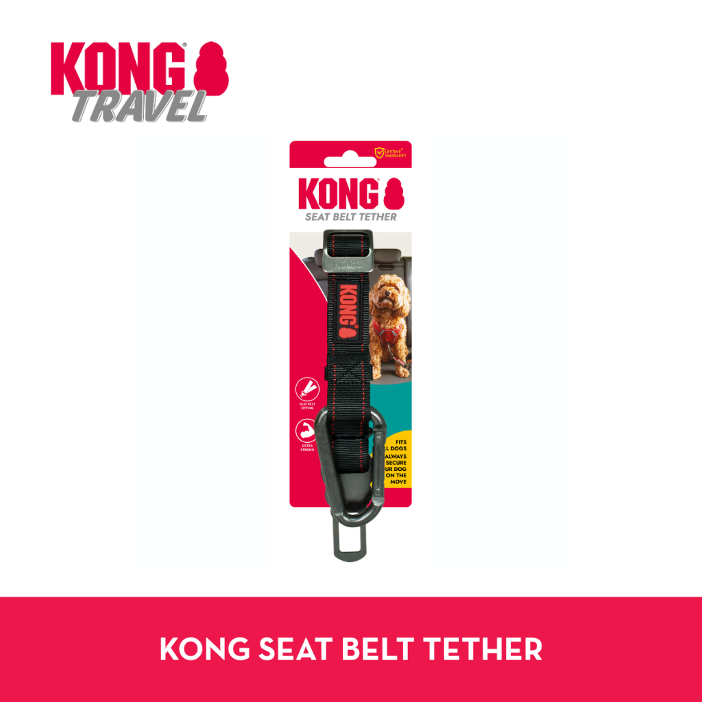KONG Seat Belt Tether – สายยึดเข็มขัดนิรภัยสำหรับสัตว์เลี้ยง