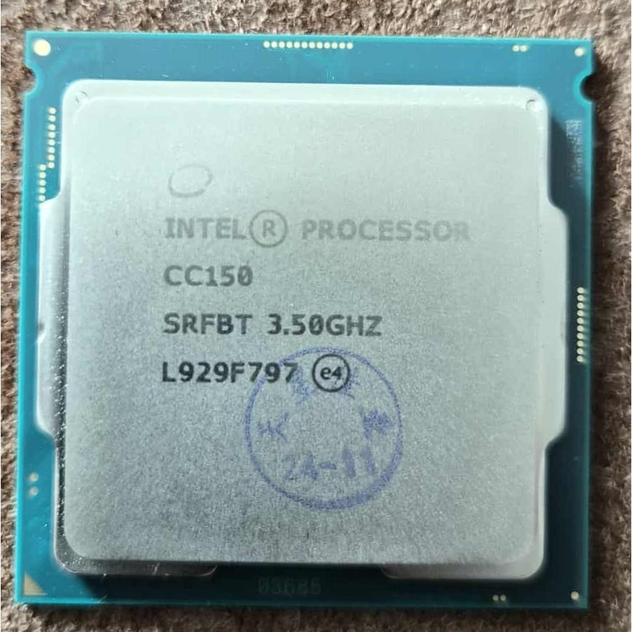 CPU Intel CC150 Socket 1151 สเปคเทียบเท่า I7-9700K แรงเวอร์ สินค้าพร้อมส่งในไทยคะ