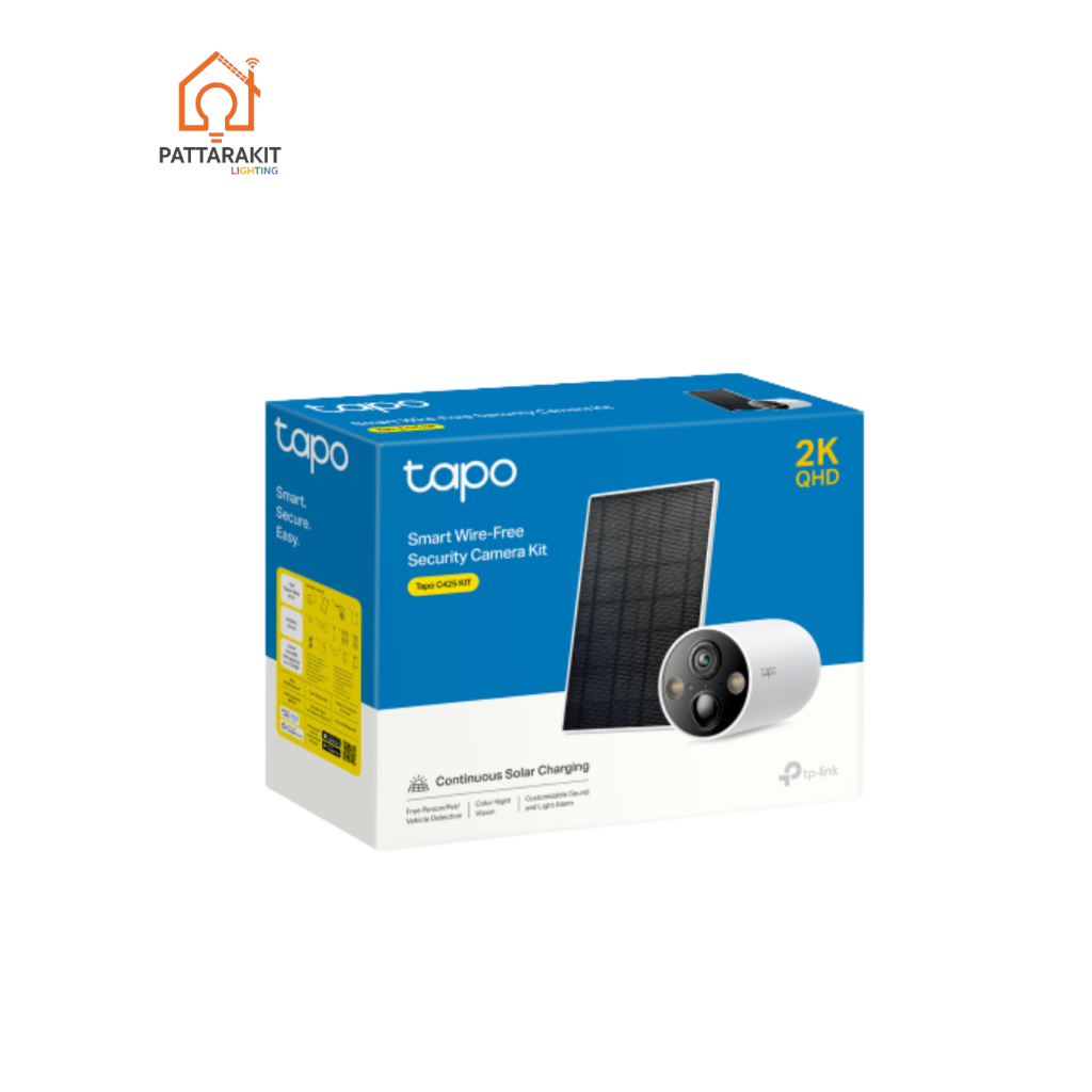 กล้อง Tapo C425 Kit / 2K QHD / Solar-Powered Security Camera Kit / (TP-Link)