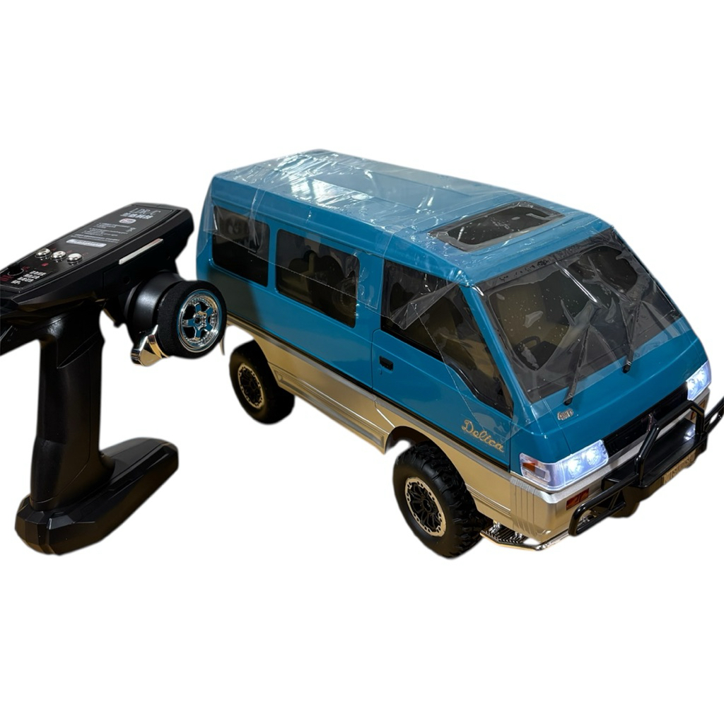 รถบังคับวิทยุLDRC LD1296 Mitsubishi Delica L300 (ปี1986) 1:12 4WD 2.4GHz 15-20km/h มีไฟแบตเตอรี่ชาร์จอุปกรณ์พร้อมเล่น