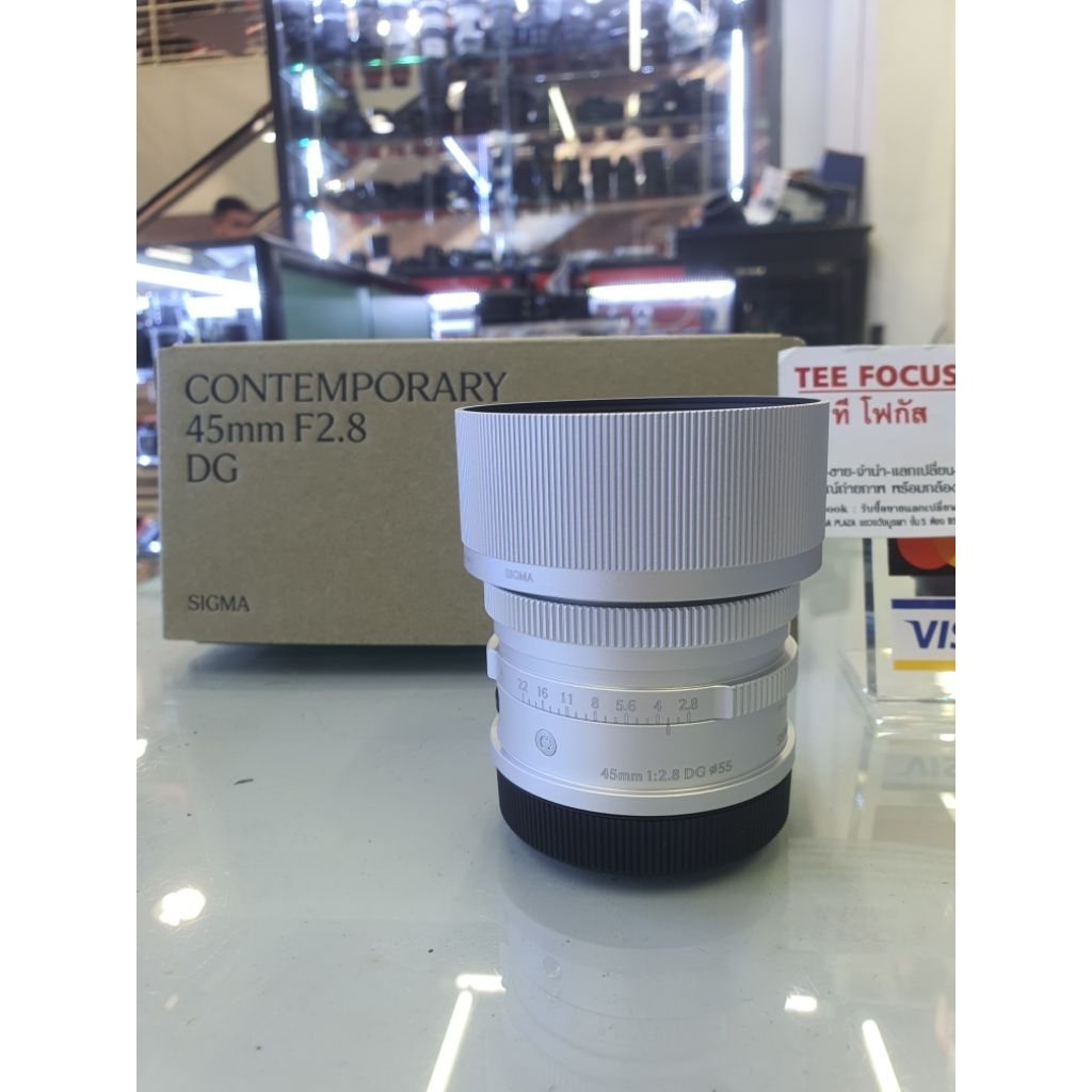 sigma 45mm f2.8 for L mount อายุไม่ถึงเดือนมีประกันศูนย์เหลือ