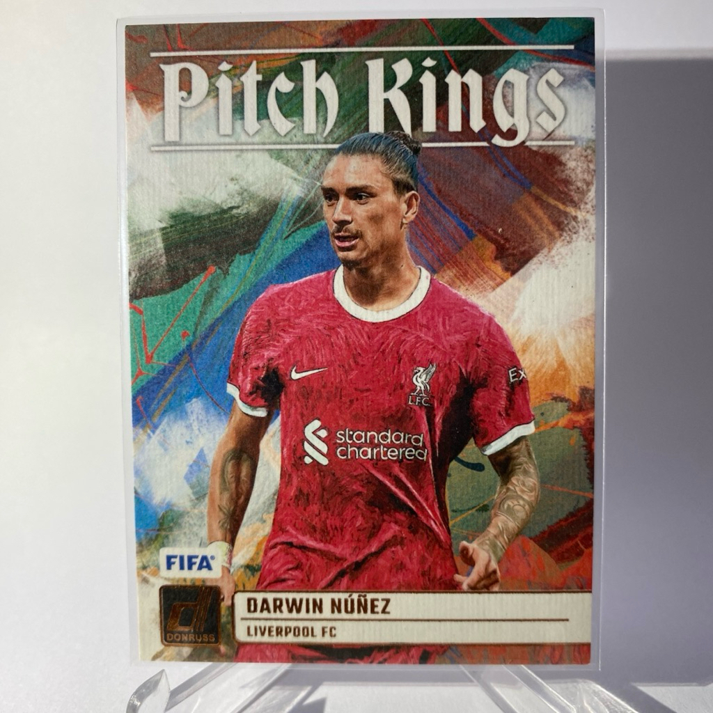 การ์ดนักฟุตบอล DARWIN NUNEZ, LIVERPOOL, PITCH KINGS,  PANINI DONRUSS 2023