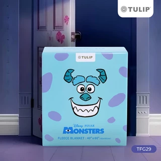 Tulip Fleece ผ้าห่มฟลีซ Monster Inc มอนสเตอร์ อิงค์ TFG29 ลิขสิทธิ์แท้ ดิสนีย์ พกพาสะดวก