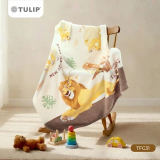 Tulip Fleece ผ้าห่มขนแกะเทียม TFG31 Lion King เดอะไลอ้อนคิง ลิขสิทธิ์แท้ ดิสนีย์ ผ้าห่มฟลีซ สัมผัสนุ่มพกพาสะดวก