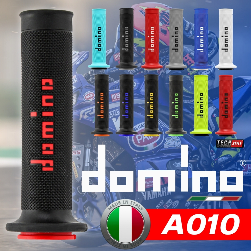 ปลอกแฮนด์ Domino แท้ รุ่น A010 MADE IN ITALY ปลอกแฮนด์ที่ใช้แข่งขันใน MotoGP นุ่มสบาย ติดมือ ไม่ลื่น