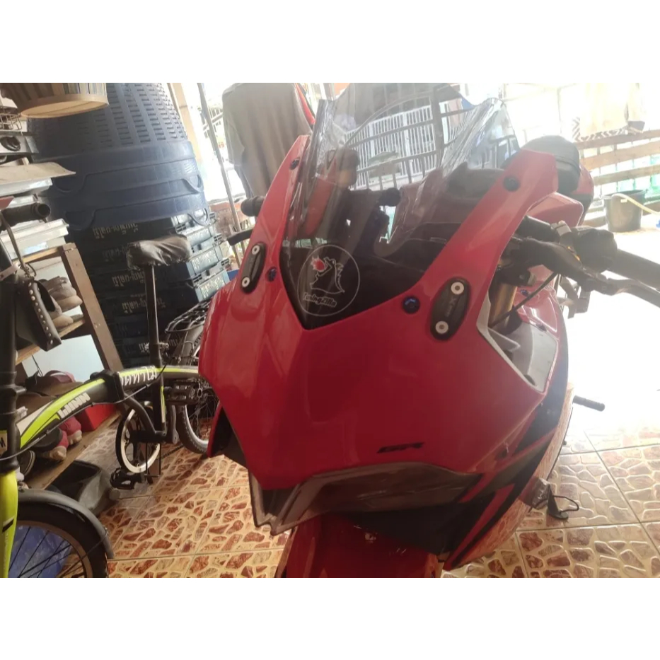 FAKIE แผ่นปิดรูกระจก รุ่น CBR150R CBR250R CBR300R  | CBR500R CBR650R CBR650F | DEMON150GR GR200R - รูปที่ 7