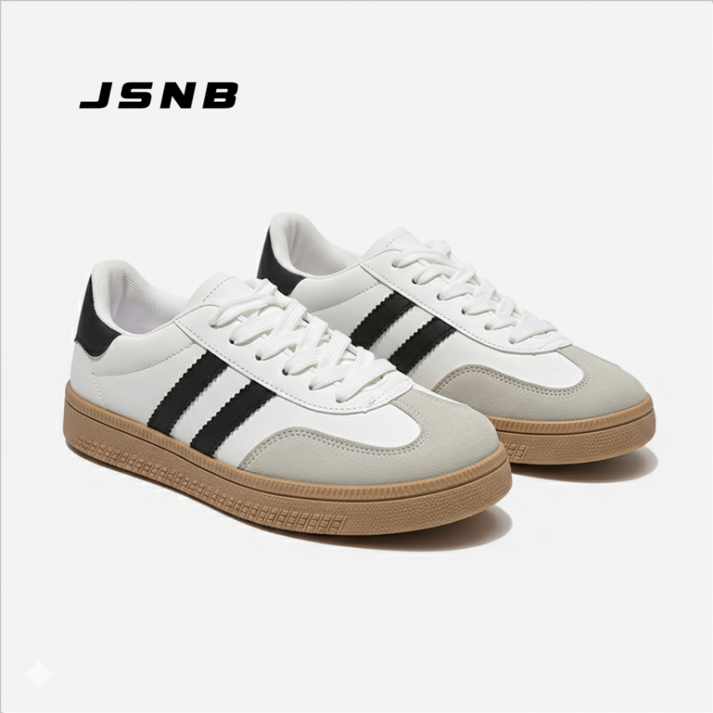 JSNB [สินค้าขายดี] ส่งฟรี รองเท้าผ้าใบ Unisex ไซส์ใหญ่ 36-45 พร้อมส่ง ผ้าใบแฟชั่น ลำลอง พื้นนุ่ม น้ำหนักเบา [LN312]