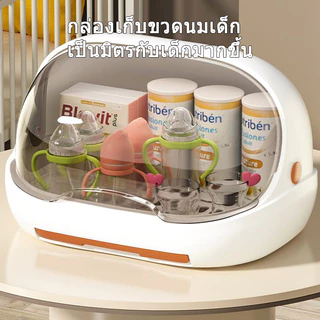LESS กล่องเก็บขวดนม กล่องเก็บขวดนมอเนกประสงค์ ตัวฝาปิดป้องกันฝุ่นละอองและเชื้อแบคทีเรีย พกพาสะดวก กันฝุ่นละออง