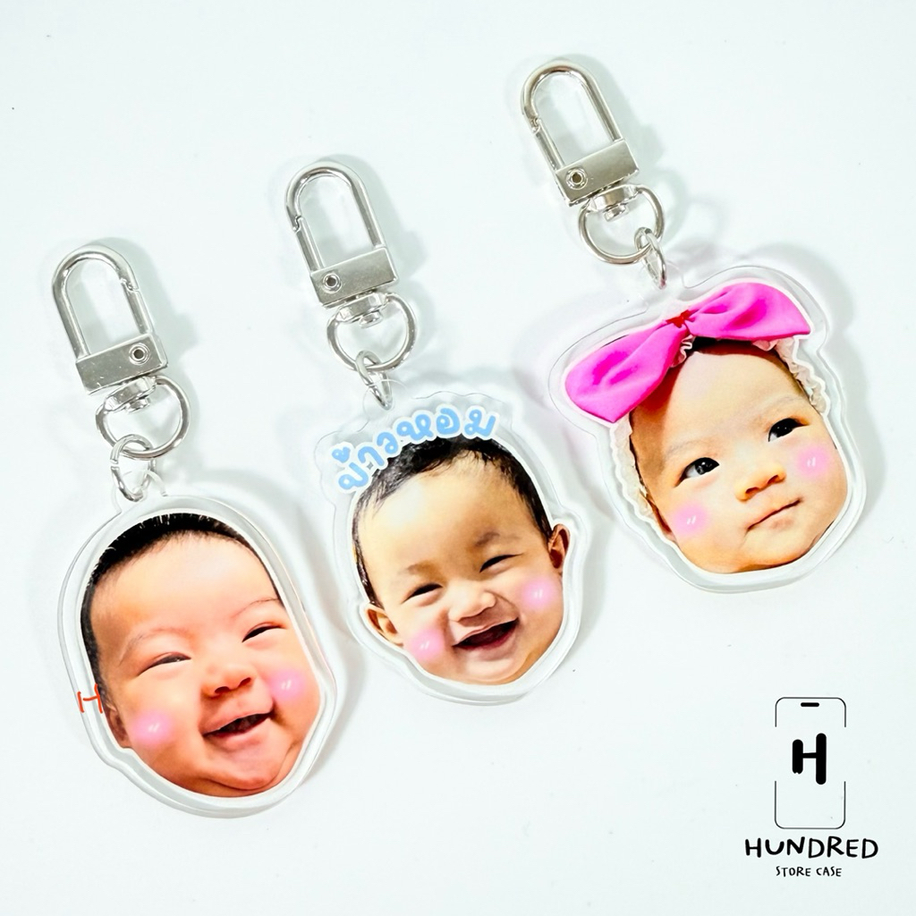 พวงกุญแจอะคริลิคแท้สั่งทำ หน้าลูก หน้าน้องหมาน้องแมว ได้หมดทุกอย่าง ราคา ถูกที่สุด ดีลบีเคเค แกลเลอรีภาพที่ 6