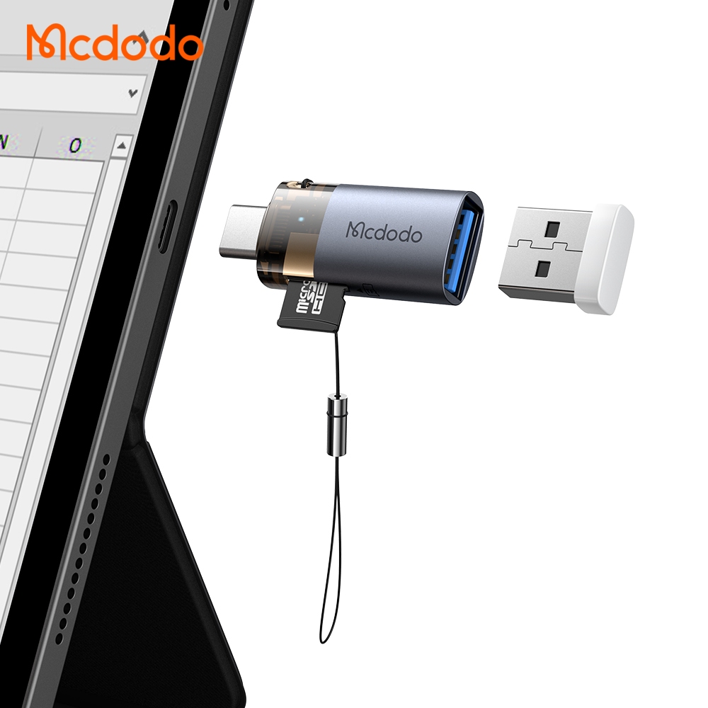 Mcdodo หัวแปลงUSB to Type C แปลงสายชาร์จได้ รองรับการโอนถ่ายข้อมูลเข้าflash drive และรองรับการใช้เมาส์ และคีย์บอร์ด