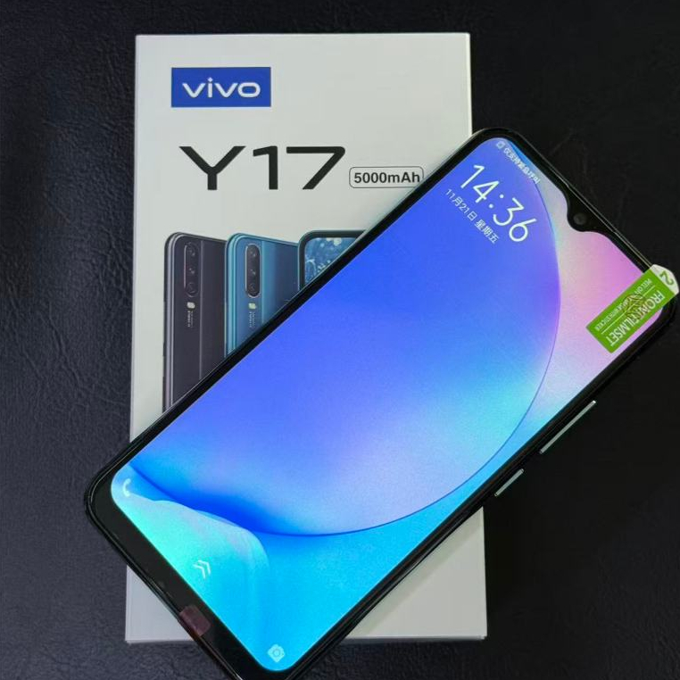【สินค้าใหม่แท้】มือถือ Y17 สมาร์ทโฟนแท้ 100% Ram 8GB Rom 256GB เครื่องใหม่แท้ 100% หน้าจอใหญ่ 6.35นิ้ว