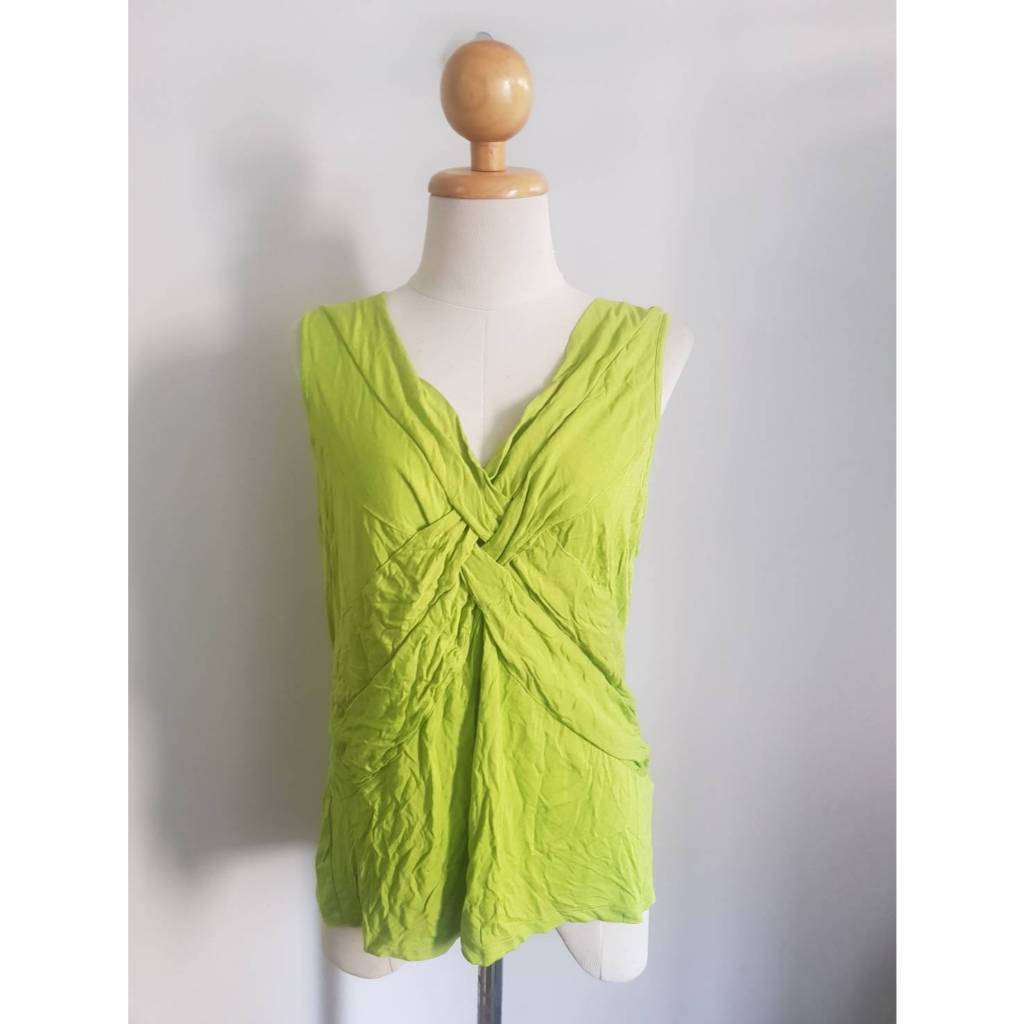 เสื้อยืดคอตตอนไขว้ที่เอว Cable & Gauge XL 42/27