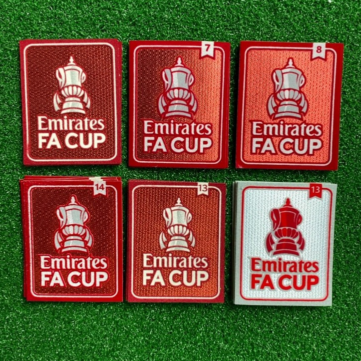 อาร์มแขน FA CUP กำมะหยี่ Badge ติดแขนเสื้อฟุตบอล