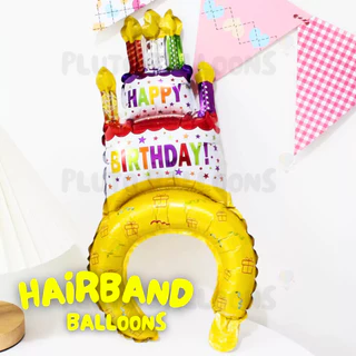 [ร้านไทย] - 🎈 ที่คาดผมลูกโป่งหลายรูปแบบ สวยน่ารัก โบว์และเค้ก 🎈