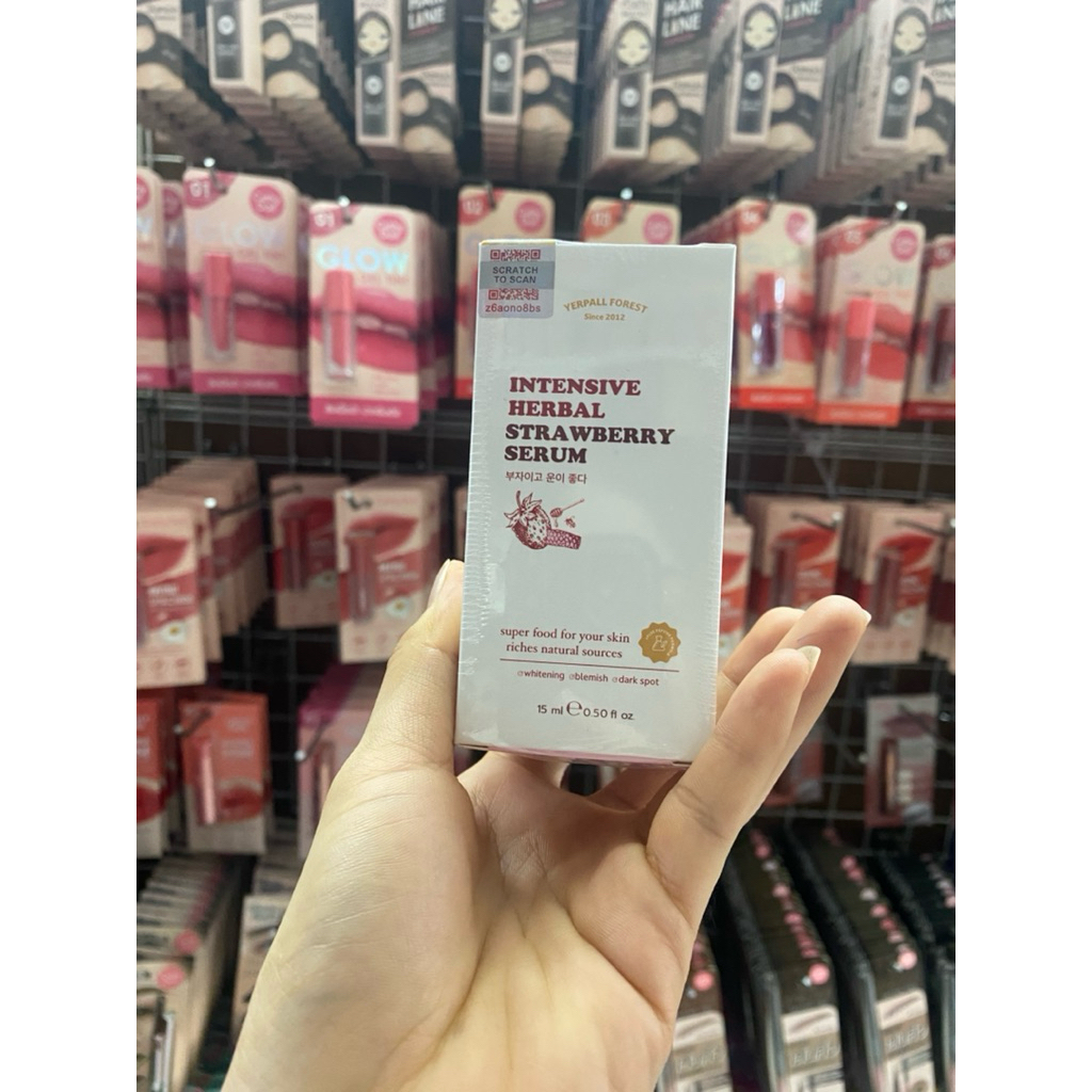 เซรั่มสตอเบอร์รี่ YERPALL 15ml. เซรั่มสตอเบอรี่ เยอร์พาล เยอร์พอล เซรั่มสตอ