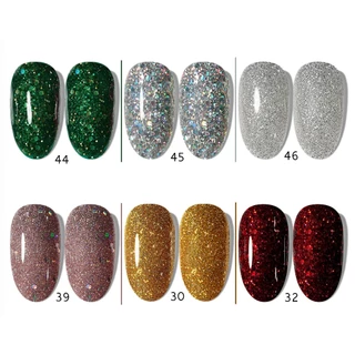 สีทาเล็บ สีทาเล็บเจล สีเล็บเจล GESATHEL 47สี UV/LEDสีเจล ยาทาเล็บเจล สีเจลทาเล็บ เล็บเจลแท้สวยๆ 15ml