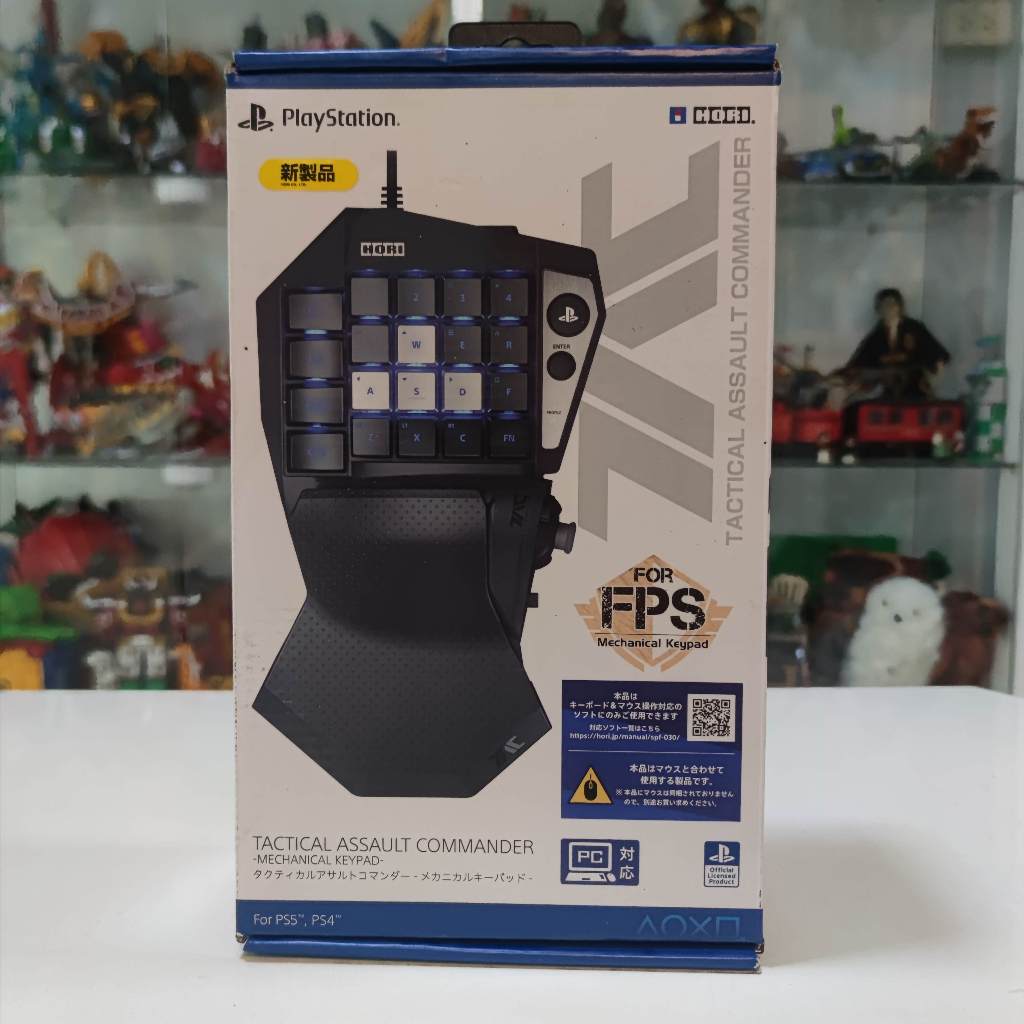 HORI Tactical Assault Commander (TAC) Mechanical Keypad สำหรับ PS4 PS5 PC คีย์บอร์ด สำหรับเล่นเกม เท